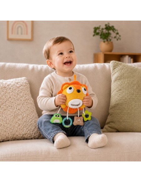 Plüschlöwe, interaktives musikalisches Kuscheltier von Woopie – Spielzeug