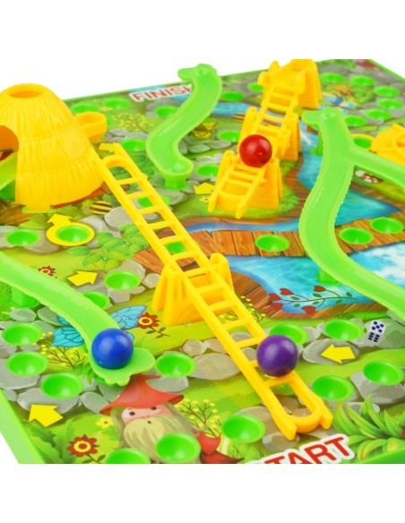 Brettspiel Leitern und Schlangen 3D WOOPIE - Familienspiel