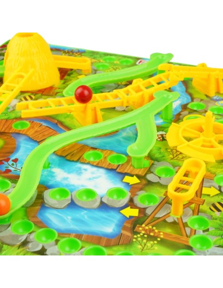 Brettspiel Leitern und Schlangen 3D WOOPIE - Familienspiel