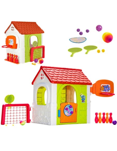FEBER 6-in-1 Activity House - a multifunctional game house