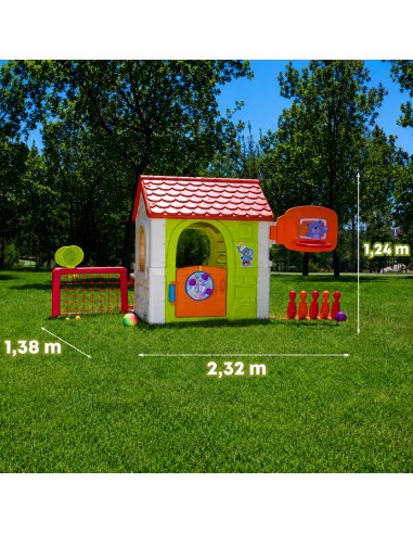 FEBER 6-in-1 Activity House - a multifunctional game house