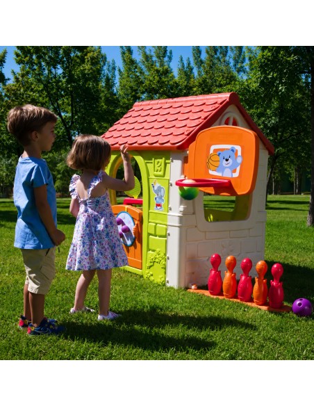 FEBER 6-in-1 Activity House - a multifunctional game house