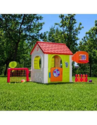 FEBER 6-in-1 Activity House - a multifunctional game house