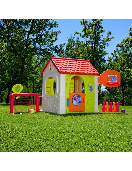 FEBER 6-in-1 Activity House - a multifunctional game house