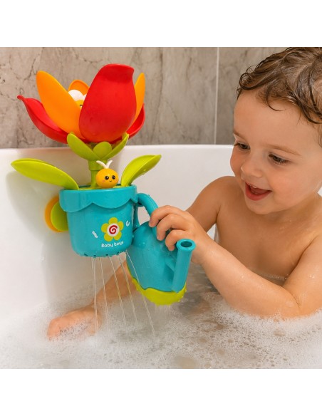 Blühende Blume für die Badewanne mit Gießkanne – Spiel mit Wasser Woopie