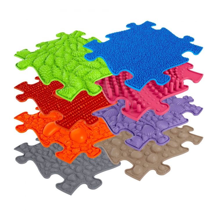 Mata sensoryczna ortopedyczna puzzle 8 el. wersja-1a