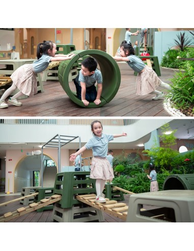 XXL Hindernisparcours CLASSIC WORLD – Bewegungs-Spielplatz