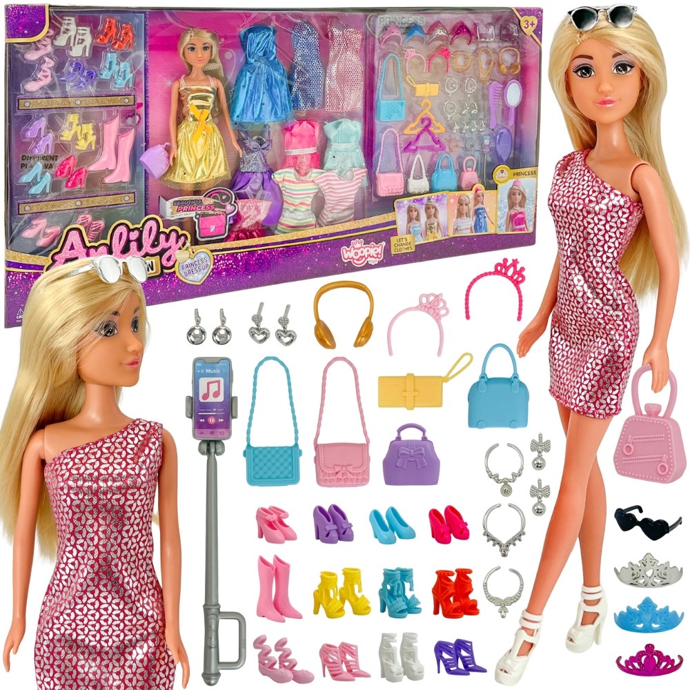 kuninglik lili nukk mudel – WOOPIE kuninglik Lili nukk mudel mood Stylist koos tarvikud