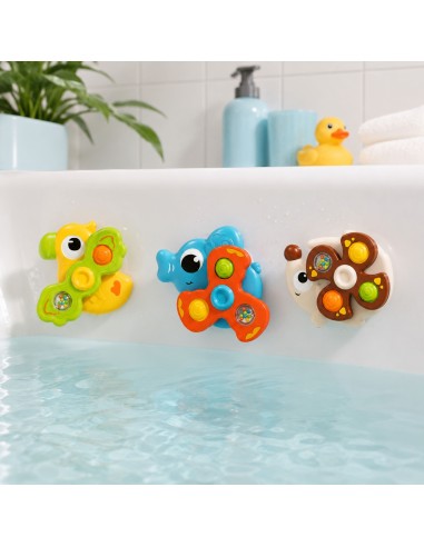 Woopie Baby Spinner Sensorisch mit Saugnapf 3-tlg.