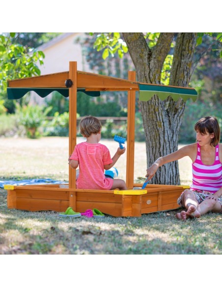 Lily Sandpit AXI wooden sandbox with roof - perfect fun!