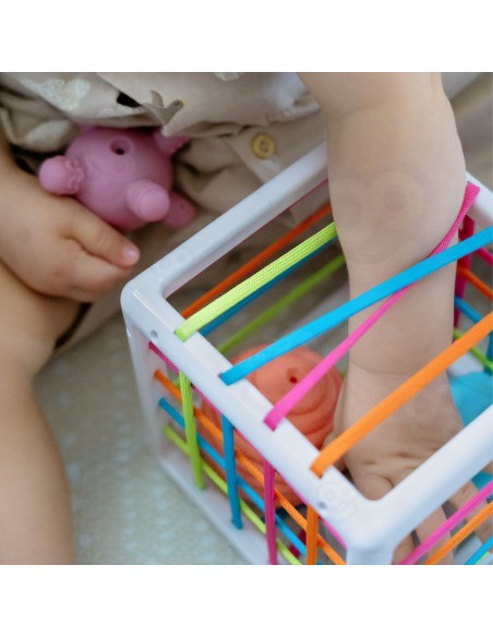 Flexible sensory cube educational sorter for children 3+ - WOOPIE