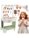 VIGA PolarB Wooden Ice Cream Stand - Mobile Ice Cream Parlor