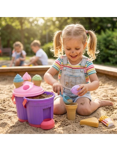 WOOPIE Sandkastenset Eis – Formen und Eimer