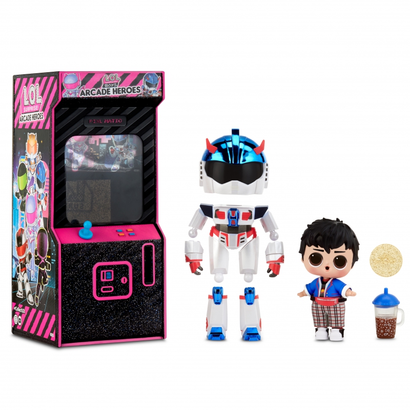 L.O.L Surprise Boys Arcade Heroes Fun Boy lalka w automacie do gier