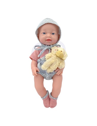 WOOPIE ROYAL Lėlė-Kūdikis 36 cm su meškiuku ir maitinimo priedais
