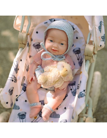WOOPIE ROYAL Lėlė-Kūdikis 36 cm su meškiuku ir maitinimo priedais