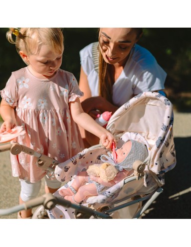 WOOPIE ROYAL Lėlė-Kūdikis 36 cm su meškiuku ir maitinimo priedais