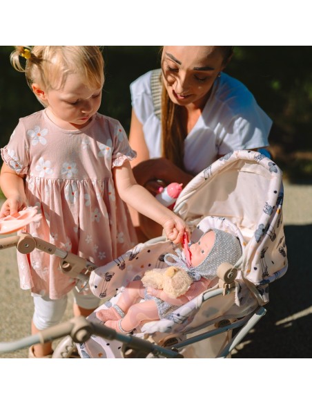 WOOPIE ROYAL Lėlė-Kūdikis 36 cm su meškiuku ir maitinimo priedais