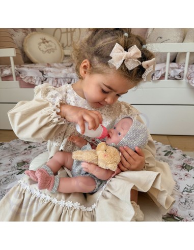 WOOPIE ROYAL Lėlė-Kūdikis 36 cm su meškiuku ir maitinimo priedais