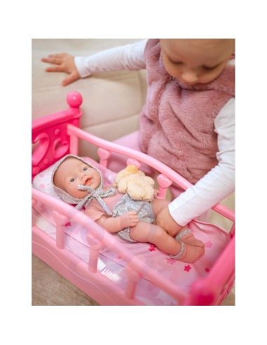 WOOPIE ROYAL Lėlė-Kūdikis 36 cm su meškiuku ir maitinimo priedais