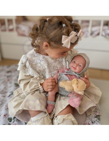 WOOPIE ROYAL Lėlė-Kūdikis 36 cm su meškiuku ir maitinimo priedais