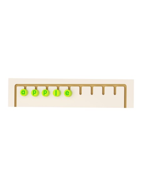Viga Toys jutiminė lenta – abėcėlės mokymasis vaikams