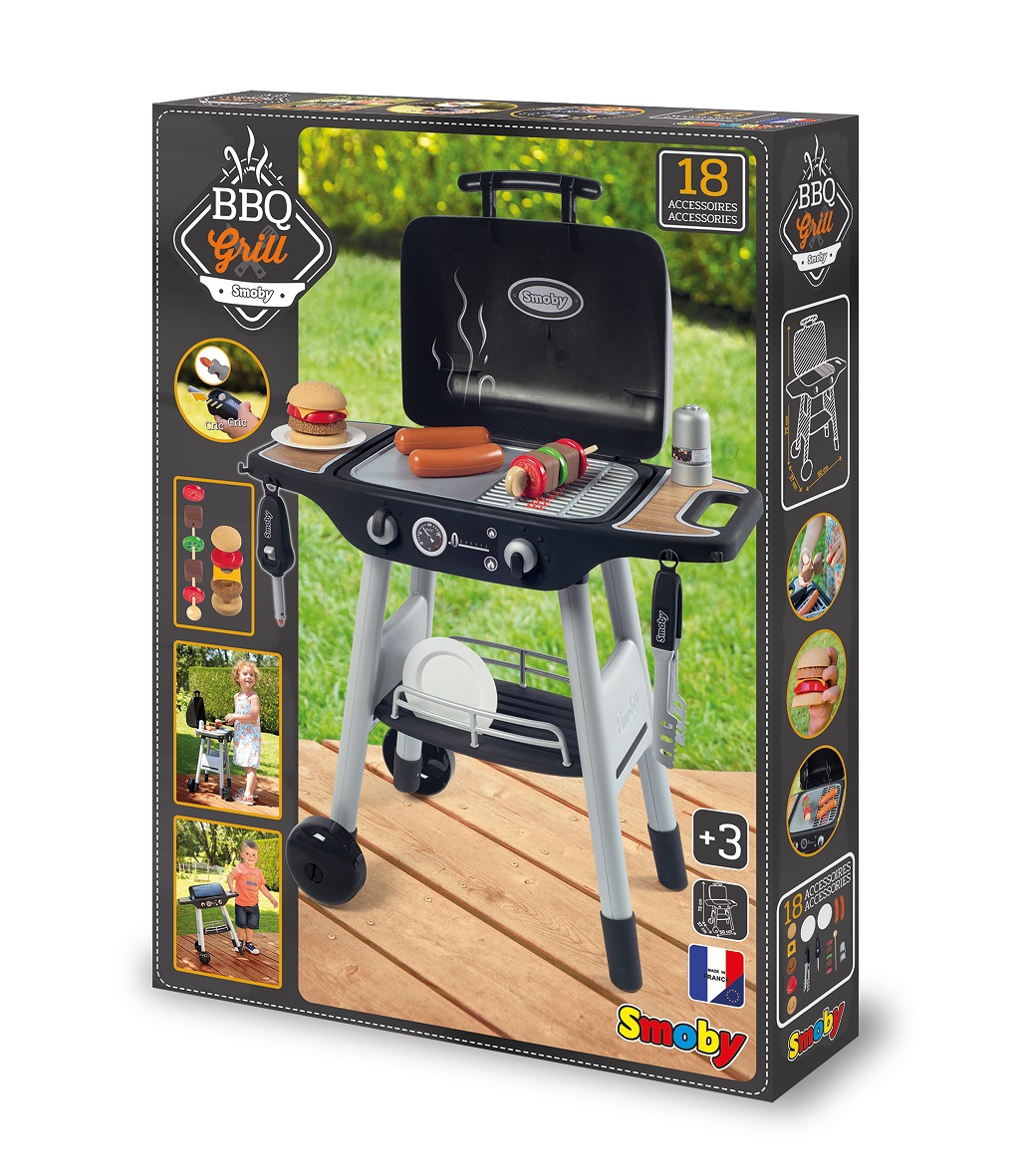 Grill ogrodowy dla dzieci barbecue 18 akcesoriów