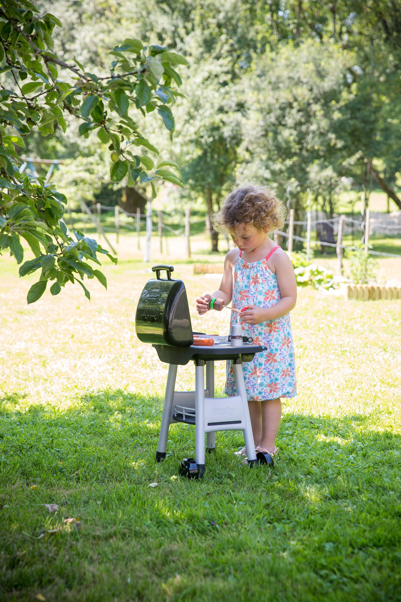 Grill ogrodowy dla dzieci barbecue 18 akcesoriów
