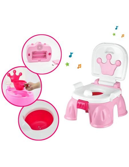 WOOPIE BABY 3-in-1 Musical Potty - Chair and Step for Children