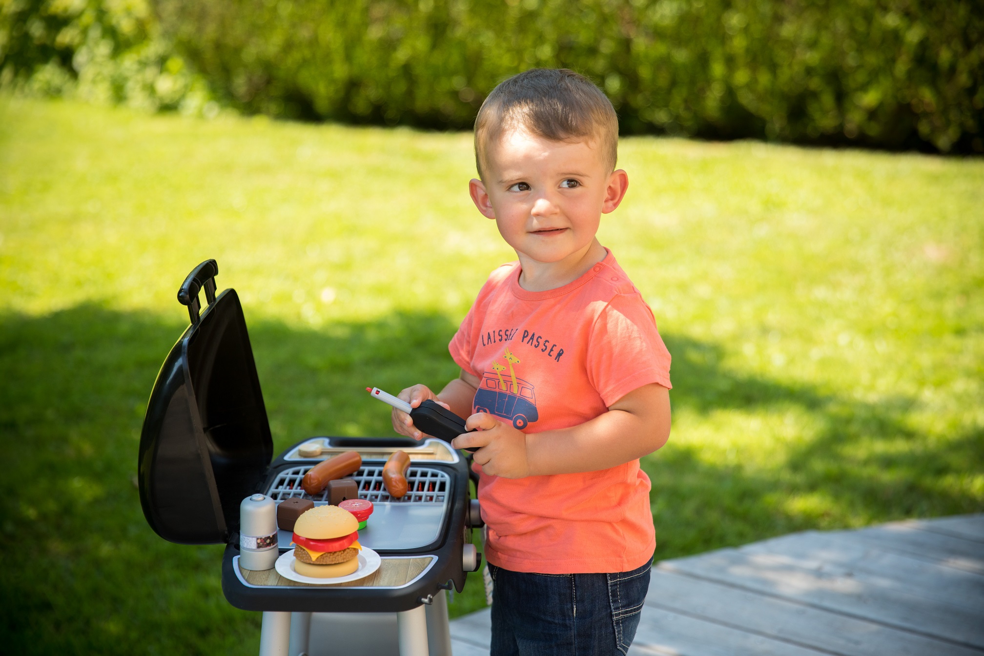 Grill ogrodowy dla dzieci barbecue 18 akcesoriów