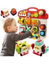 WOOPIE BABY Montessori Tablica Manipulacyjna Kolorowy Panel Aktywności