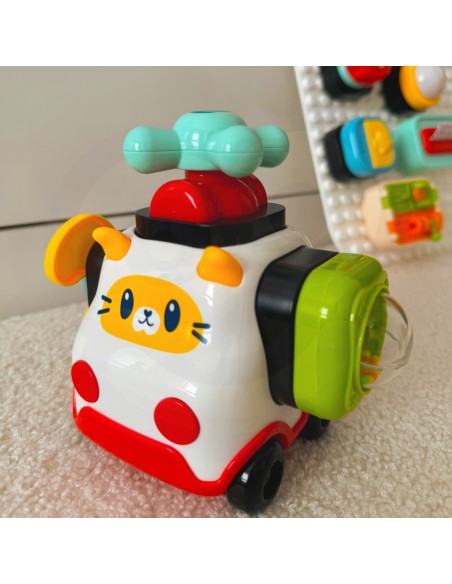 WOOPIE BABY Montessori Tablica Manipulacyjna Kolorowy Panel Aktywności