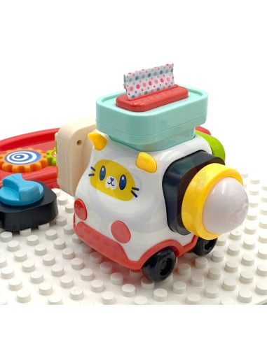 WOOPIE BABY Montessori Tablica Manipulacyjna Kolorowy Panel Aktywności