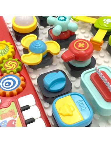 WOOPIE BABY Montessori Tablica Manipulacyjna Kolorowy Panel Aktywności
