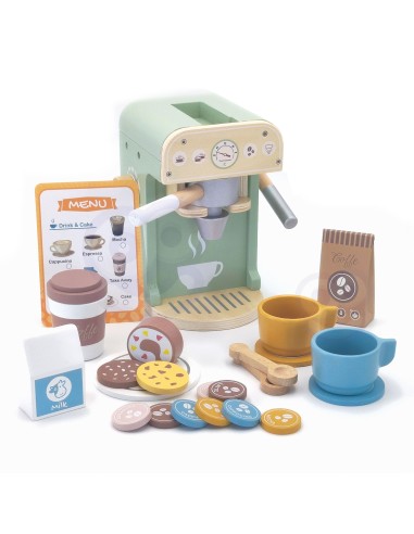 WOOPIE GREEN Coffee Maker 25 pcs - Wooden Barista Confectionery
