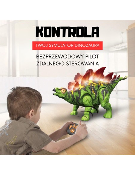 WOOPIE dinozauras RC stegosaurus - nuotoliniu būdu valdomas robotas