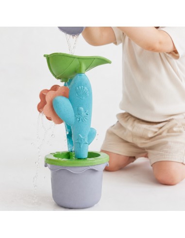 WOOPIE GREEN 4-Piece Set with Bucket and Reel Organic