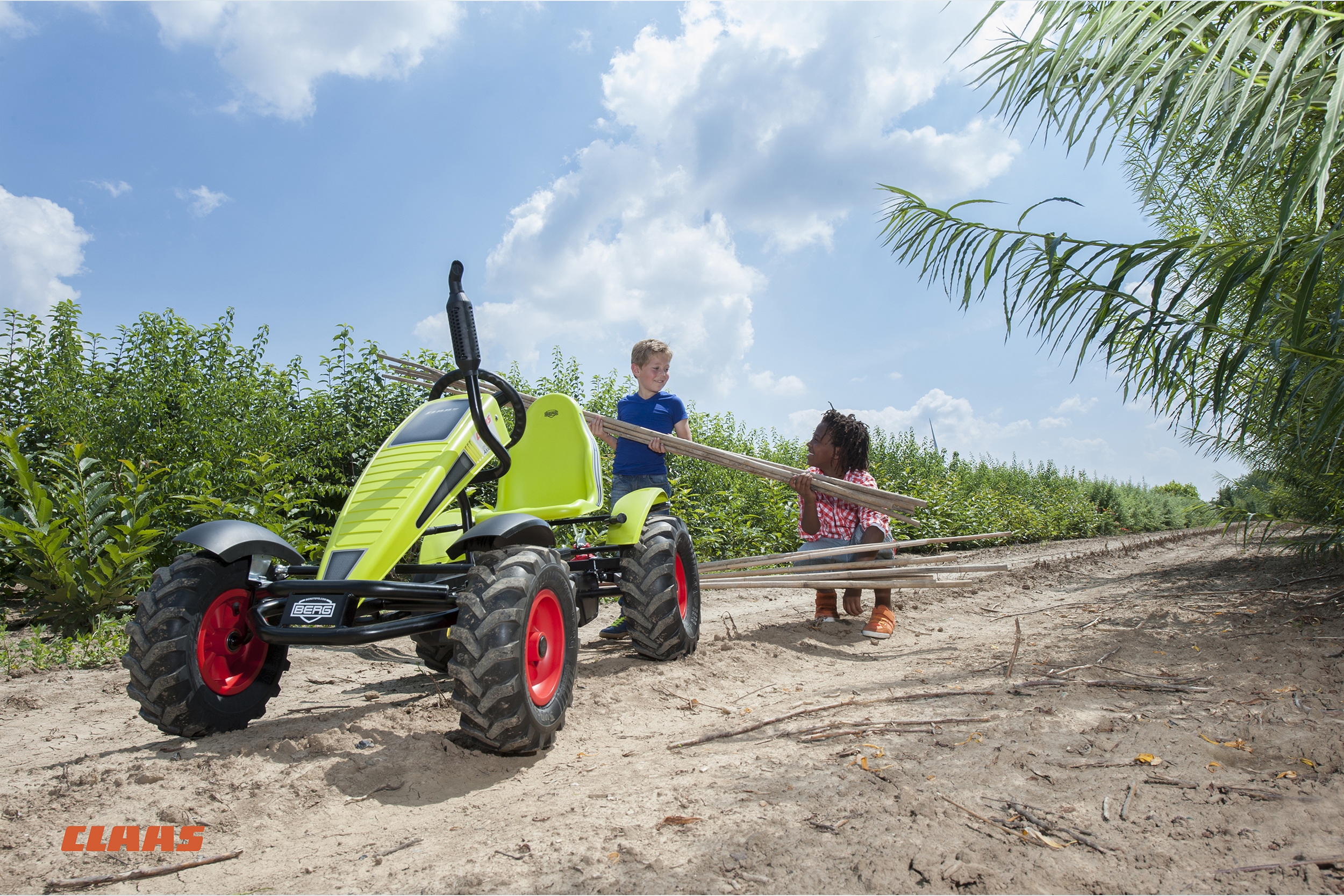 Pedal go-kart xl claas bfr