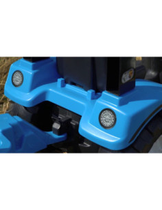 FALK Traktor Landini na pedały z przyczepą Niebieski 2