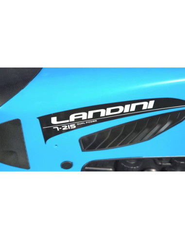 FALK Traktor Landini na pedały z przyczepą Niebieski