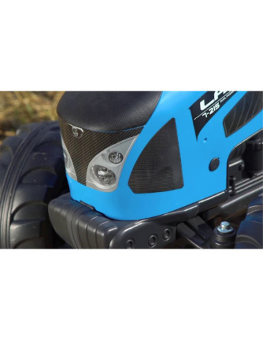FALK Traktor Landini na pedały z przyczepą Niebieski