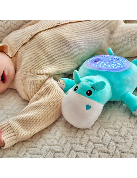 WOOPIE BABY Przytulanka Projektor 2w1 Hipopotam - Usypiacz