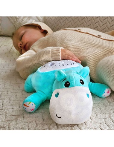 WOOPIE BABY Przytulanka Projektor 2w1 Hipopotam - Usypiacz