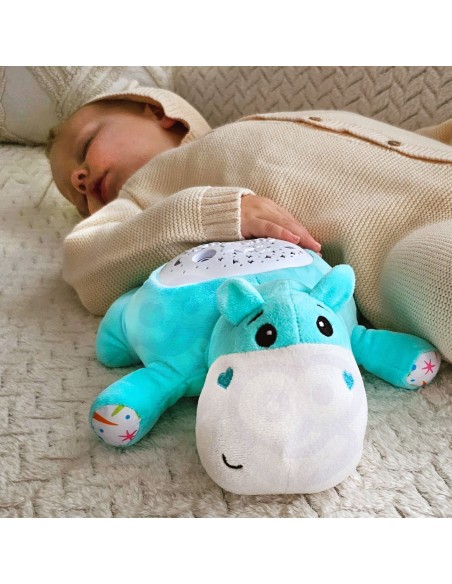 WOOPIE BABY Przytulanka Projektor 2w1 Hipopotam - Usypiacz