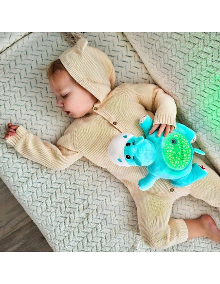 WOOPIE BABY Przytulanka Projektor 2w1 Hipopotam - Usypiacz