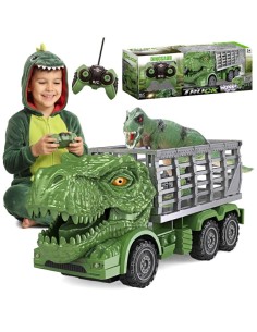 Samochód Zdalnie Sterowany RC Dinozaur Zielony + Figurka WOOPIE
