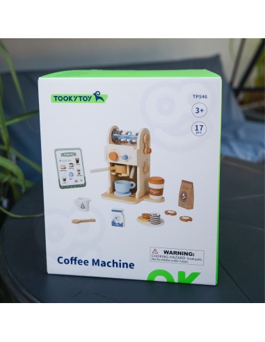 Medinis kavos aparatas Barista – TOOKY TOY priedai žaidimui namuose!