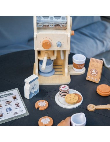 Medinis kavos aparatas Barista – TOOKY TOY priedai žaidimui namuose!