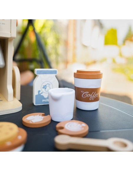 Medinis kavos aparatas Barista – TOOKY TOY priedai žaidimui namuose!