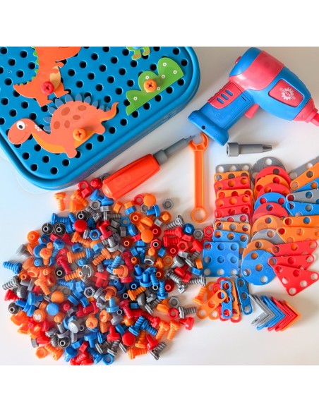 DIY Dinosaur Screws Building Blocks Set | Woopie